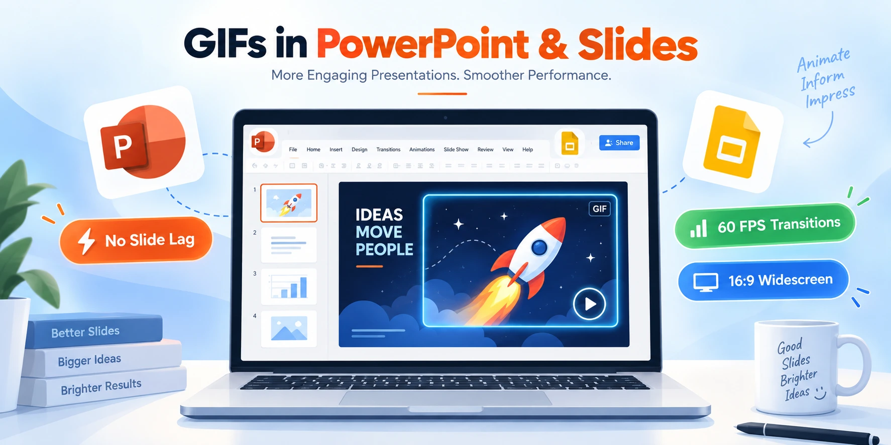 How to Add GIFs to PowerPoint & Google Slides (Without Lag or Crashing)