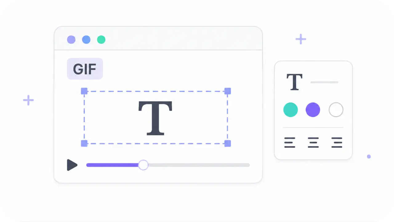 Text on GIF
